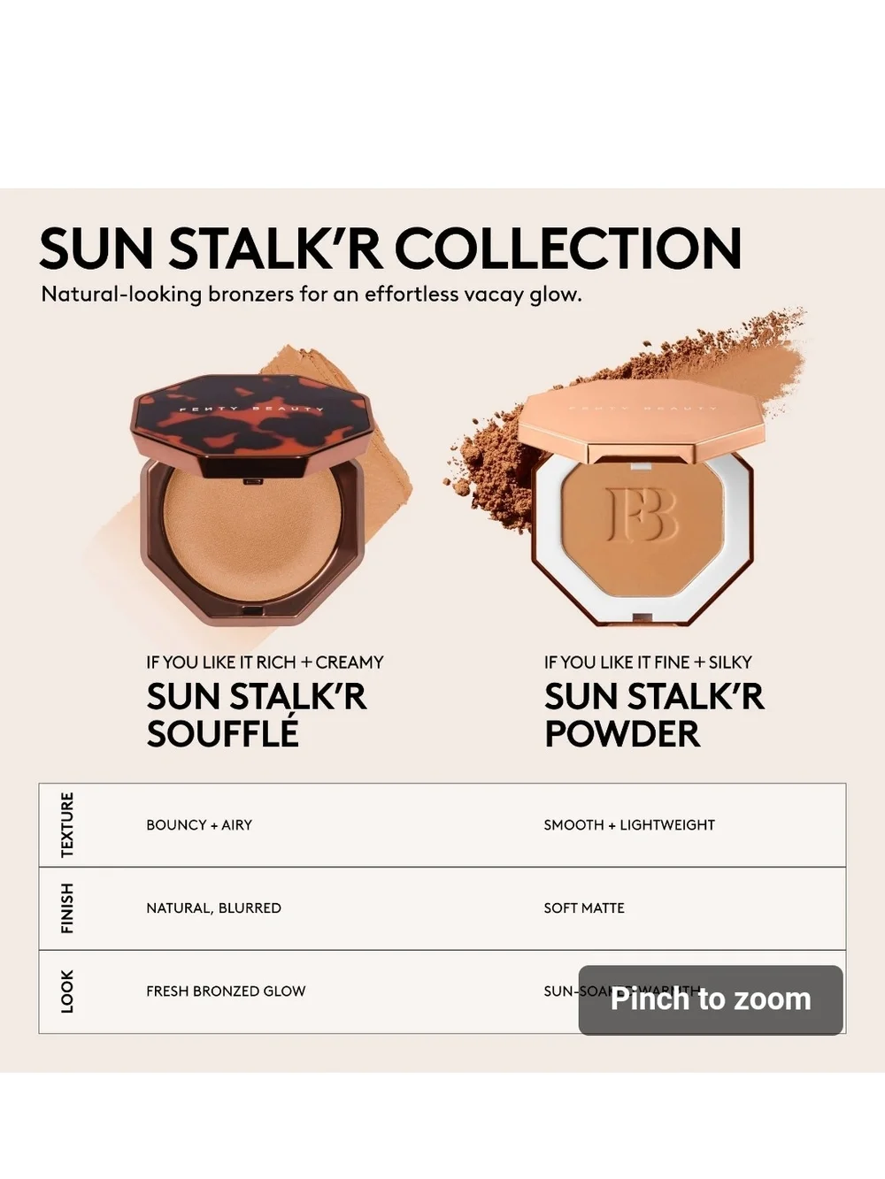 NEW Fenty Beauty Sun Stalk'r Cream Bronzer - Shade 01 Sugar Cookie